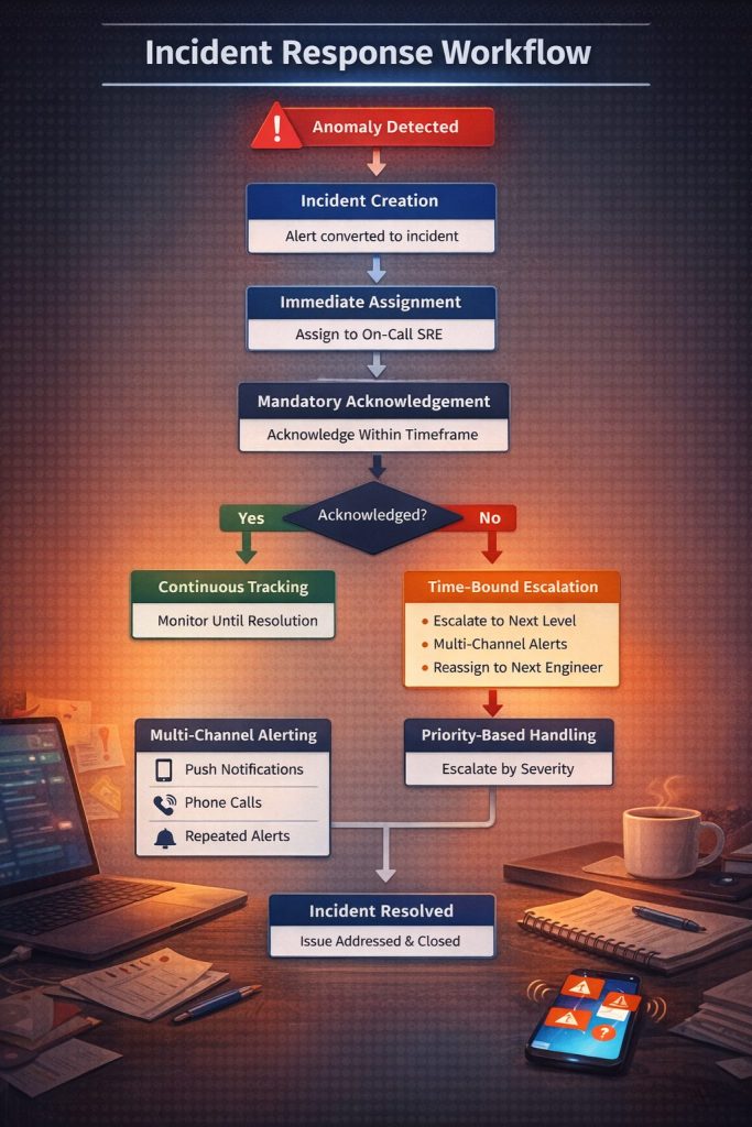 Incident response flow chart