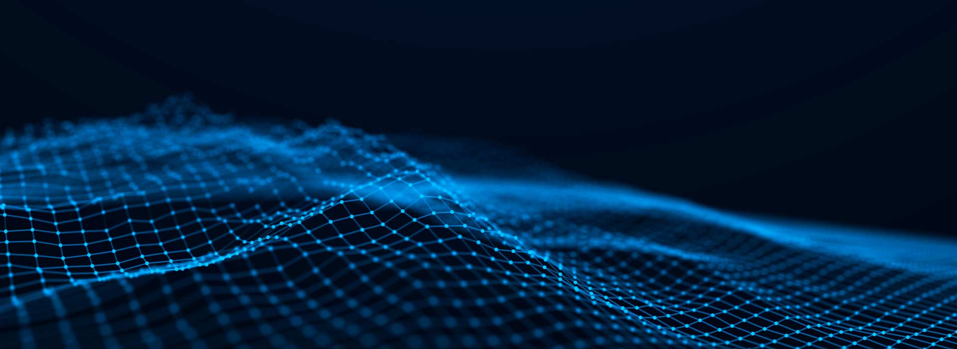 visualization of lines as waves depicting data lakes