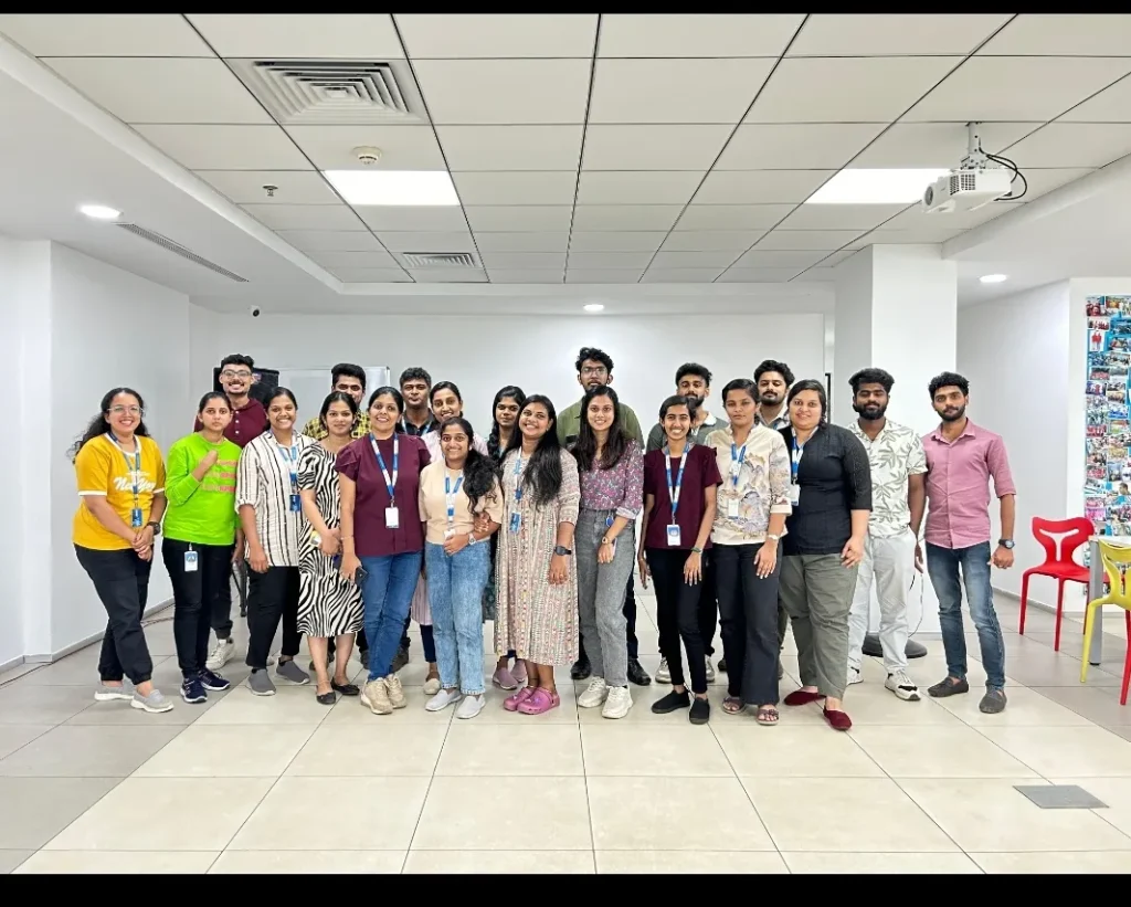 A snap from the 'Coffee Conversation' with the manager