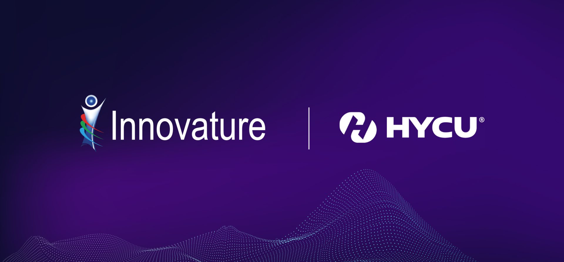 Image which announces the partnership between Innovature and HYCU